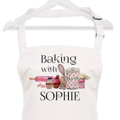 Personalised kitchen apron with name, Christmas Gift for her, Housewarming Gift