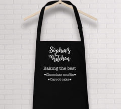 Personalised kitchen apron with the best cookings, Gift for her, Christmas, Mother's Day, Baker gift