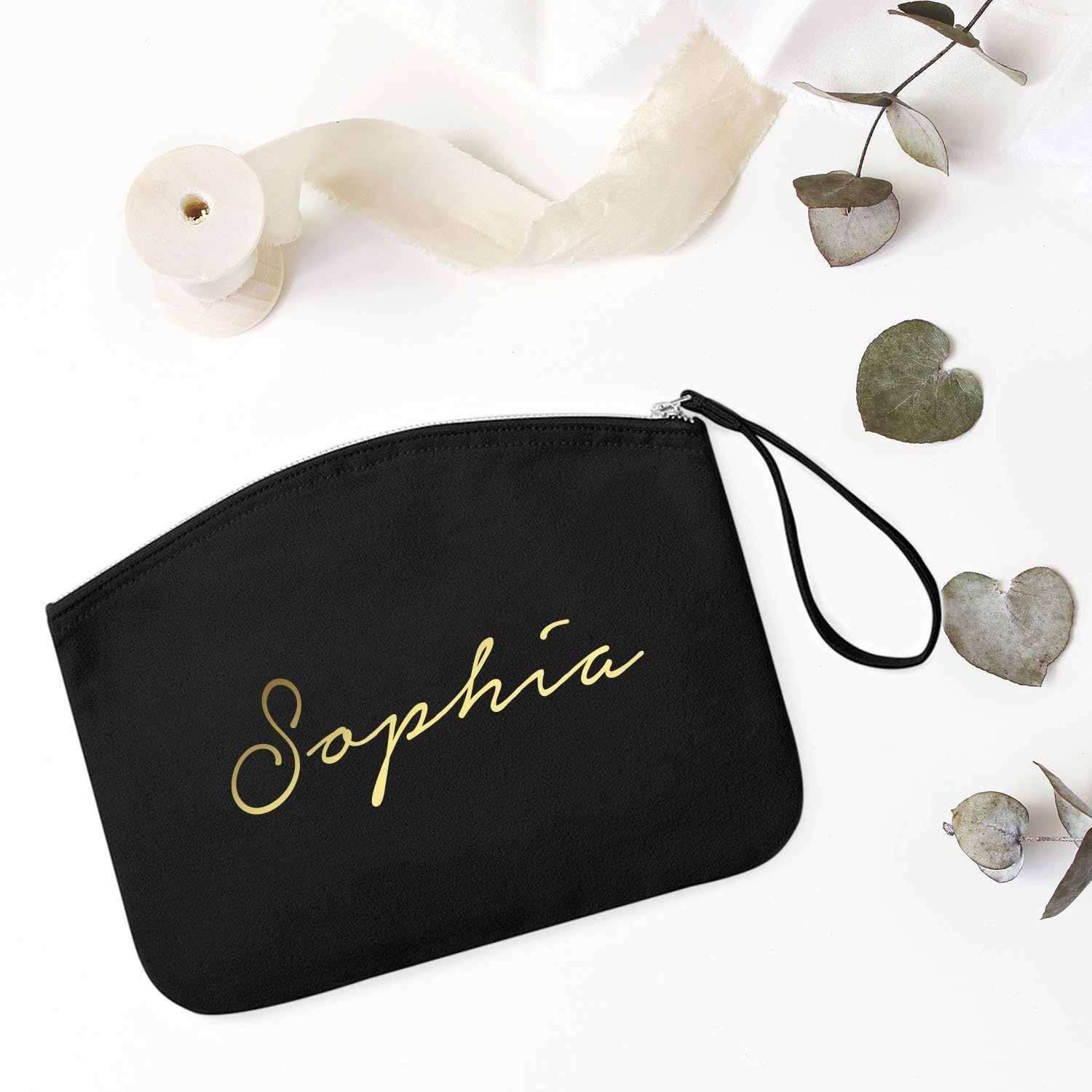 Personalised Makeup Bag With Name, Unique Gift Idea, Make Up Bag