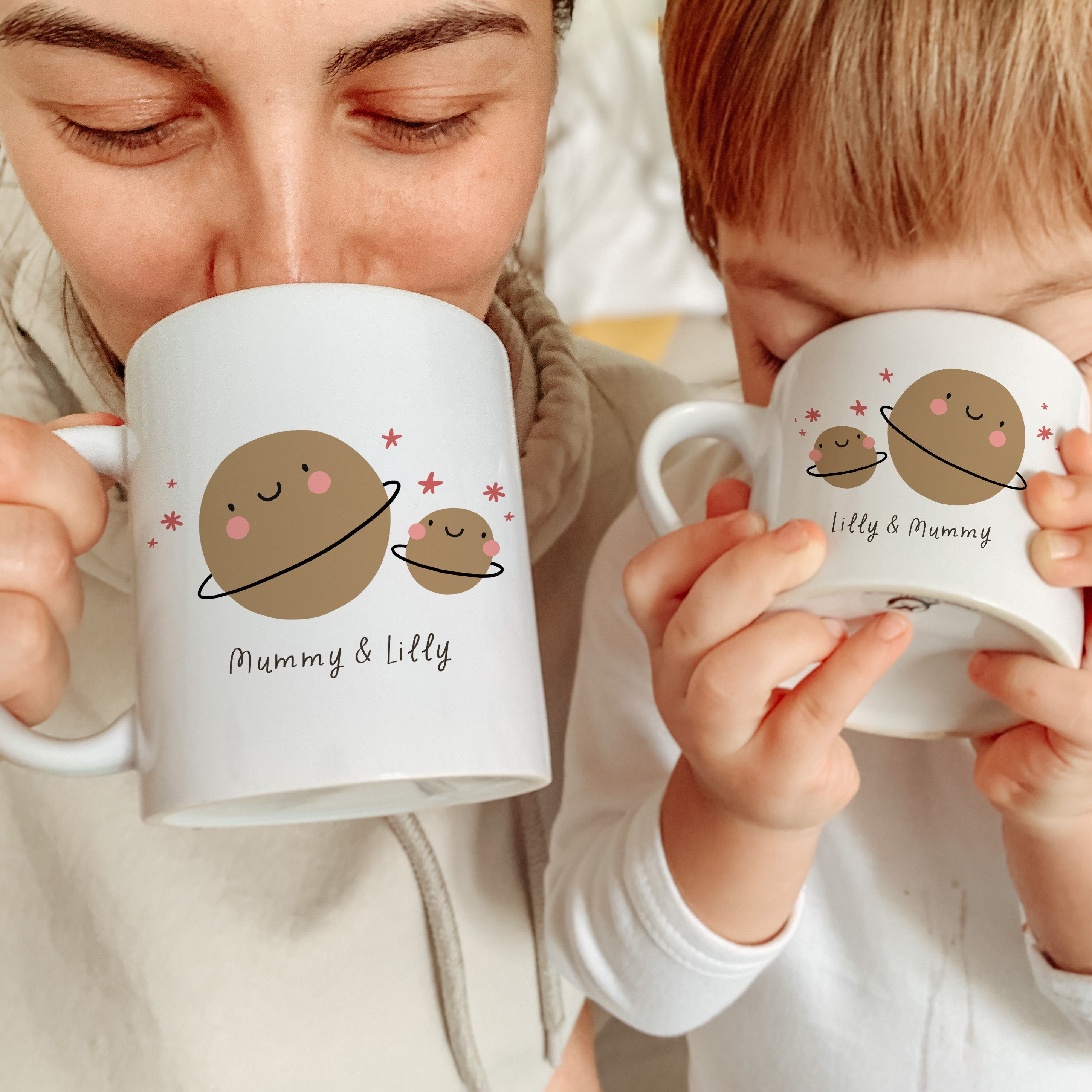 Personalised Matching Family Mug, Funny Grandma Auntie Granny Mummy and Baby Gift