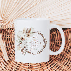 Personalised Mother Of The Bride Mug, Wedding Gift For Maid Of Honour, Bridesmaids, Team Bride Mug