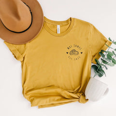 Personalised Mrs T-shirt, Bride Mrs last name shirt, Honeymoon top, Est 2021, Bachelorette Party Top