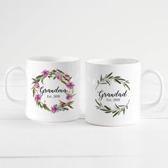 Personalised Mug Grandma and Grandad, Gift for Grandparents, Granny, Nanny Gift