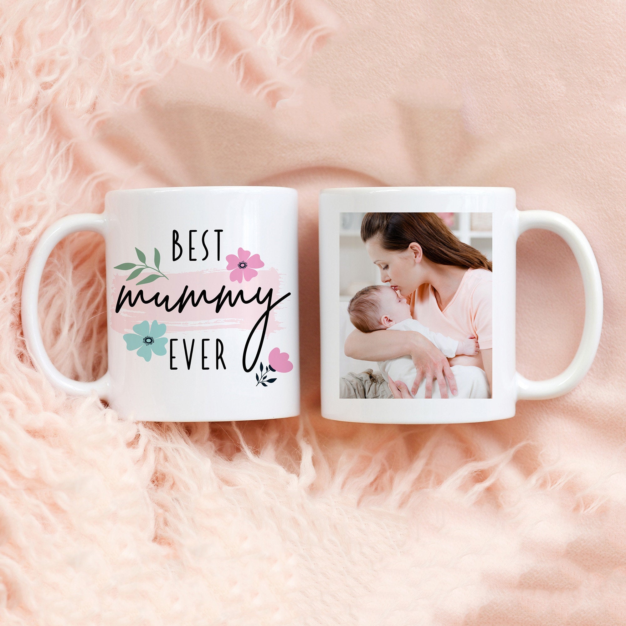 Personalised Mum Mug With Photo, Suitable Nanny Auntie Name Friend Grandma, Mother'S Day Gift For New Mum