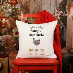 Personalised Mum Or Grandma Cushion With Children Names, Mother'S Day Birthday Christmas Gift