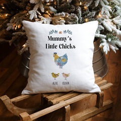 Personalised Mum Or Grandma Cushion With Children Names, Mother'S Day Birthday Christmas Gift