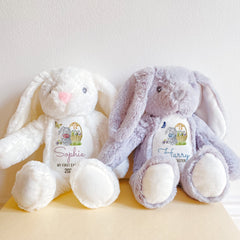 Personalised My First Easter Bunny Plush Toy with name, 35 cm First Easter Gift