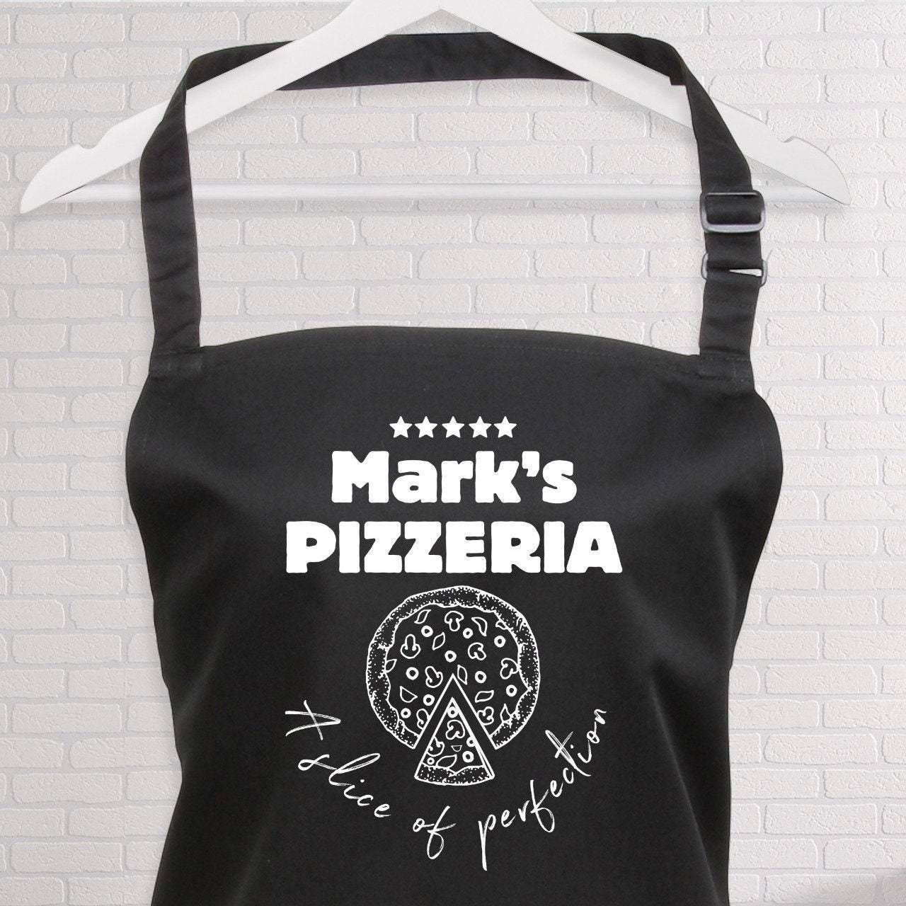 Personalised Pizza Apron, Gift for men and women, Pizzeria Kitchen Chef Apron