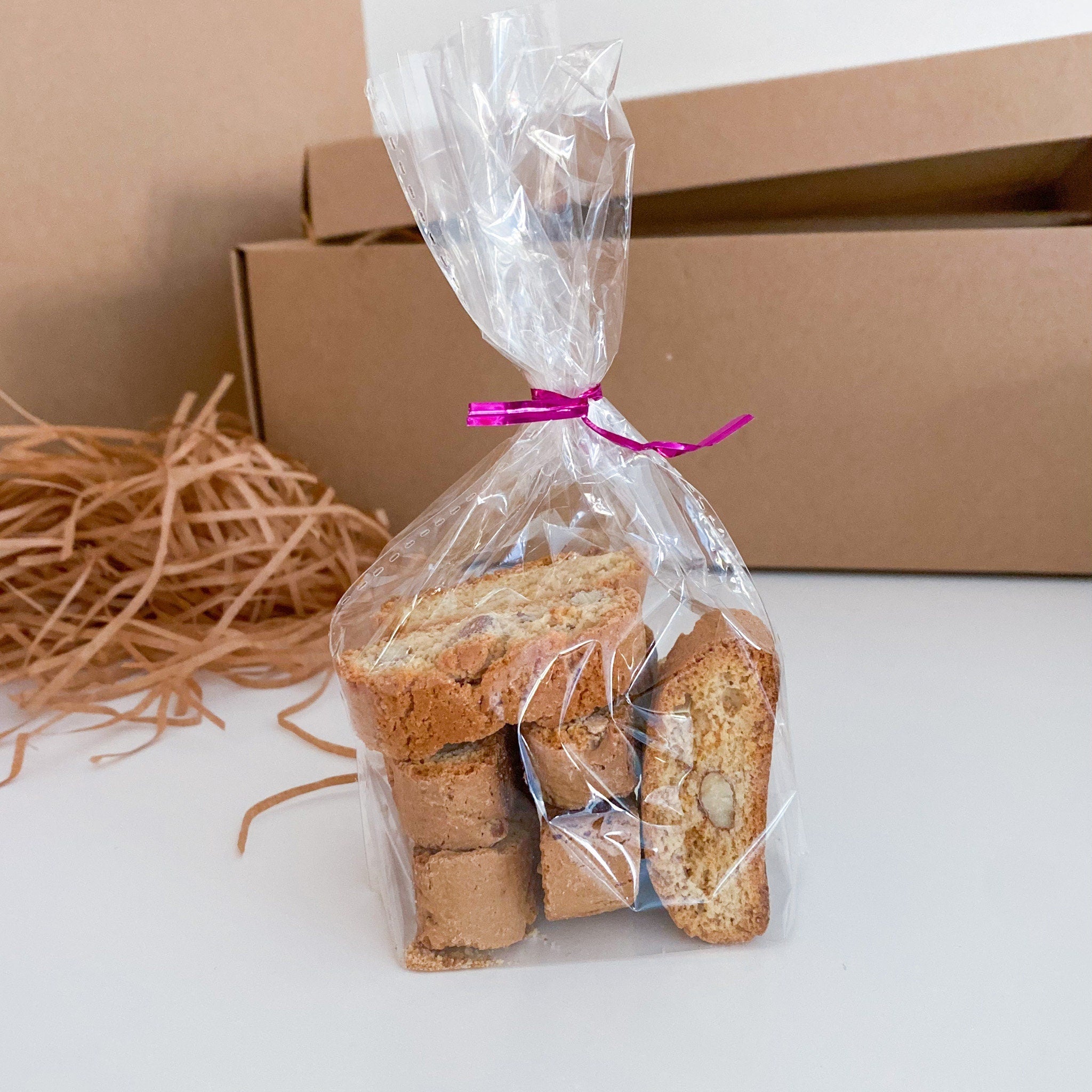 Personalised Tea and Biscotti Gift Set, Christmas Gift for him and her, This Box Contains A Big Hug