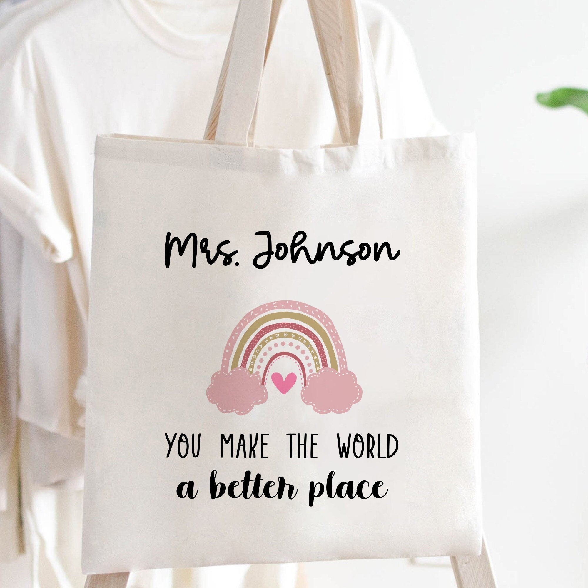 Personalised Thank You Gift, Teacher Doctor Nurse Dentist Tote Bag, Appreciation Gifts