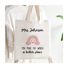 Personalised Thank You Gift, Teacher Doctor Nurse Dentist Tote Bag, Appreciation Gifts