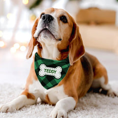 Personalised Triangle Dog Scarf With Name, Bandanas For Pets, Dog Accessories