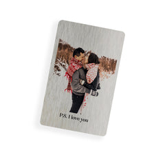 Personalised Wallet Insert Photo Card, Husband Gift, Custom Gifts for Him for Her