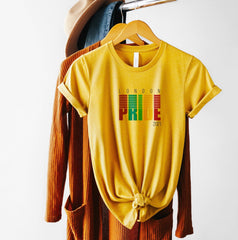 Pride t-shirt with date and city, UNISEX Rainbow tee, Pride gift, LGBTQ flag tshirt, Gay lesbian