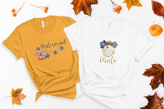 Pumpkin Bride T-Shirt, bridesmaid, maid of honour, mother of the bride groom