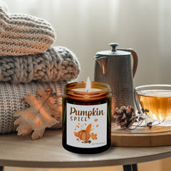 Pumpkin spice candle, Autumn decor, Pumpkin decor, Get cosy gift