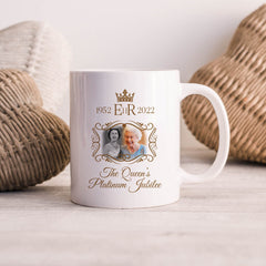 Queen Elizabeth Platinum Jubilee 1952 - 2022 Mug, The Queen's Jubilee Celebration Gift For Her Him