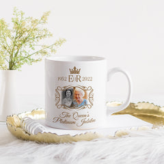 Queen Elizabeth Platinum Jubilee 1952 - 2022 Mug, The Queen's Jubilee Celebration Gift For Her Him