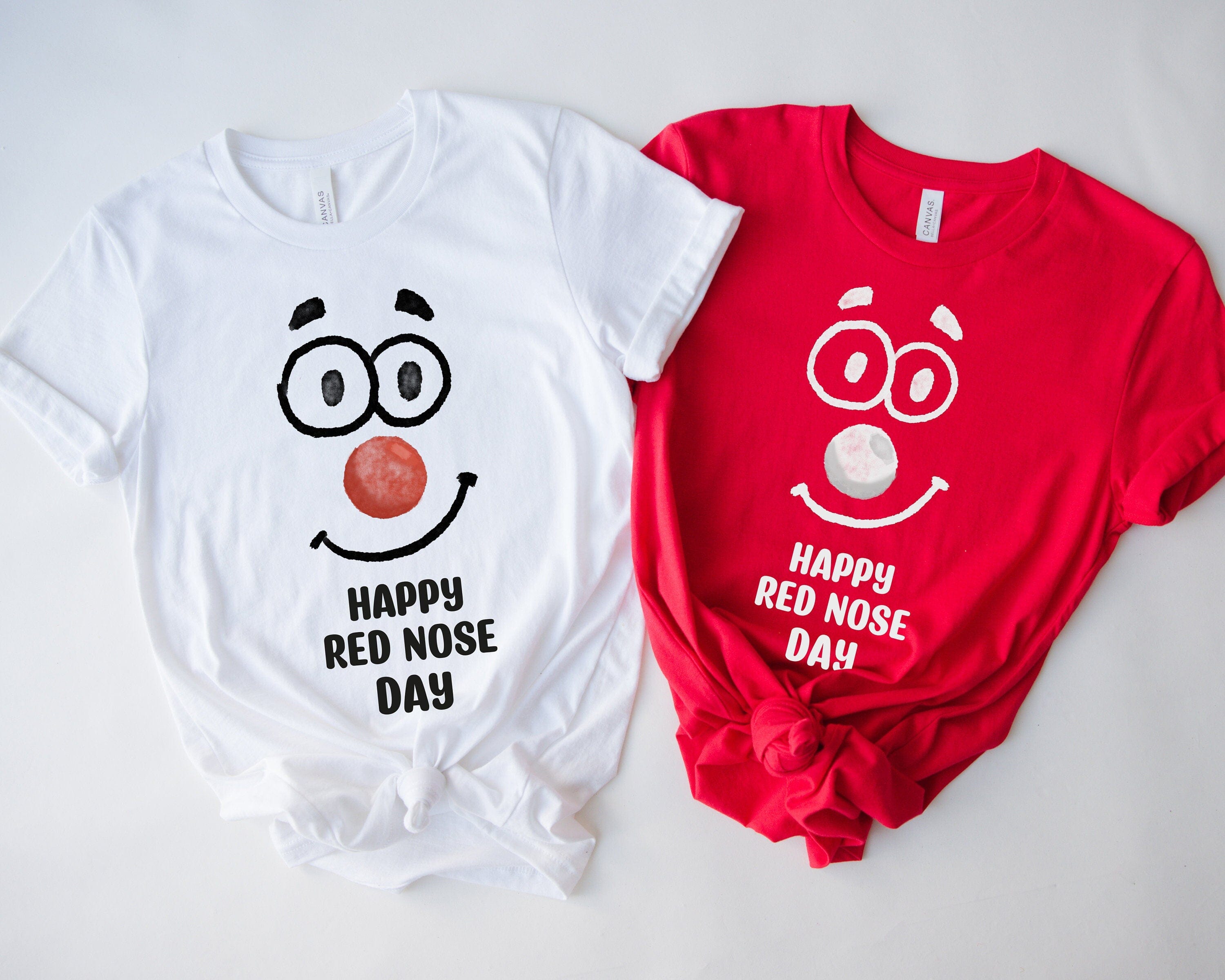 Red Nose Day T-Shirt, Adult And Kids Sizes, Red Nose Day Gift