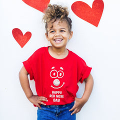 Red Nose Day T-Shirt, Adult And Kids Sizes, Red Nose Day Gift
