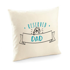 Reserved for dad cushion cover, Gift for dad, Father's Day gift