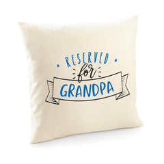 Reserved for grandpa cushion cover, Personalised grandpa gift with grandchildren's names
