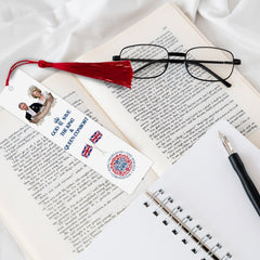 The King's Coronation bookmark, God save the King and Queen Consort, Official emblem bookmark