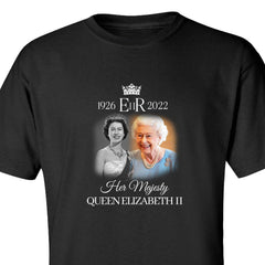 The Queen's 1926 - 2022 T-shirt / ADULT KIDS BABY sizes / Her Majesty Queen Elizabeth 2 photo tshirt
