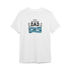 This Awesome Dad Belongs To T-Shirt, Father's Day Gift, Personalised First Father'S Day Present