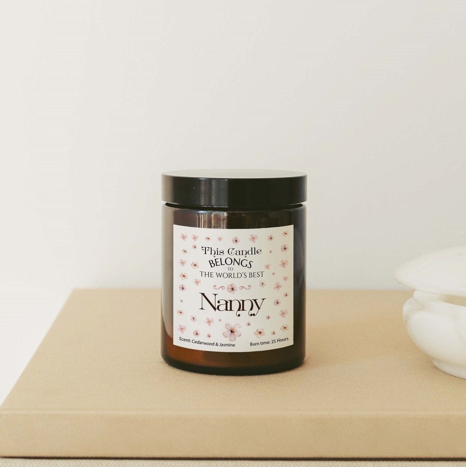This Candle Belongs to The World's Best Nanny Scented Candle, Gift for grandma