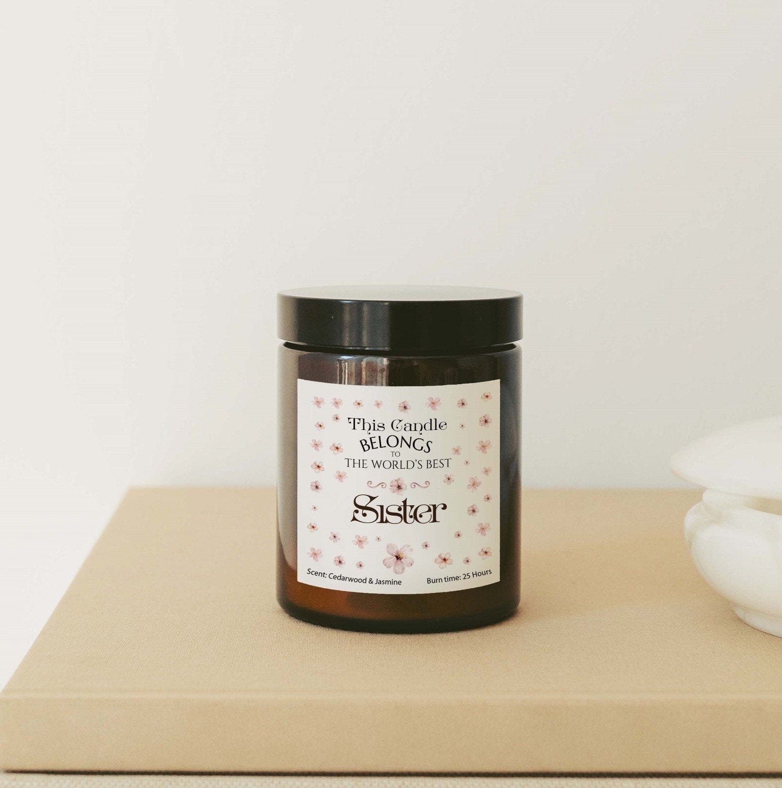 This Candle Belongs to The World's Best Sister Scented Candle, Gift for Sister