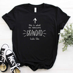 This Is What An Awesome Grandad Looks Like T-Shirt, Gift For Grandpa, Grandpa Gift