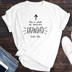 This Is What An Awesome Grandad Looks Like T-Shirt, Gift For Grandpa, Grandpa Gift