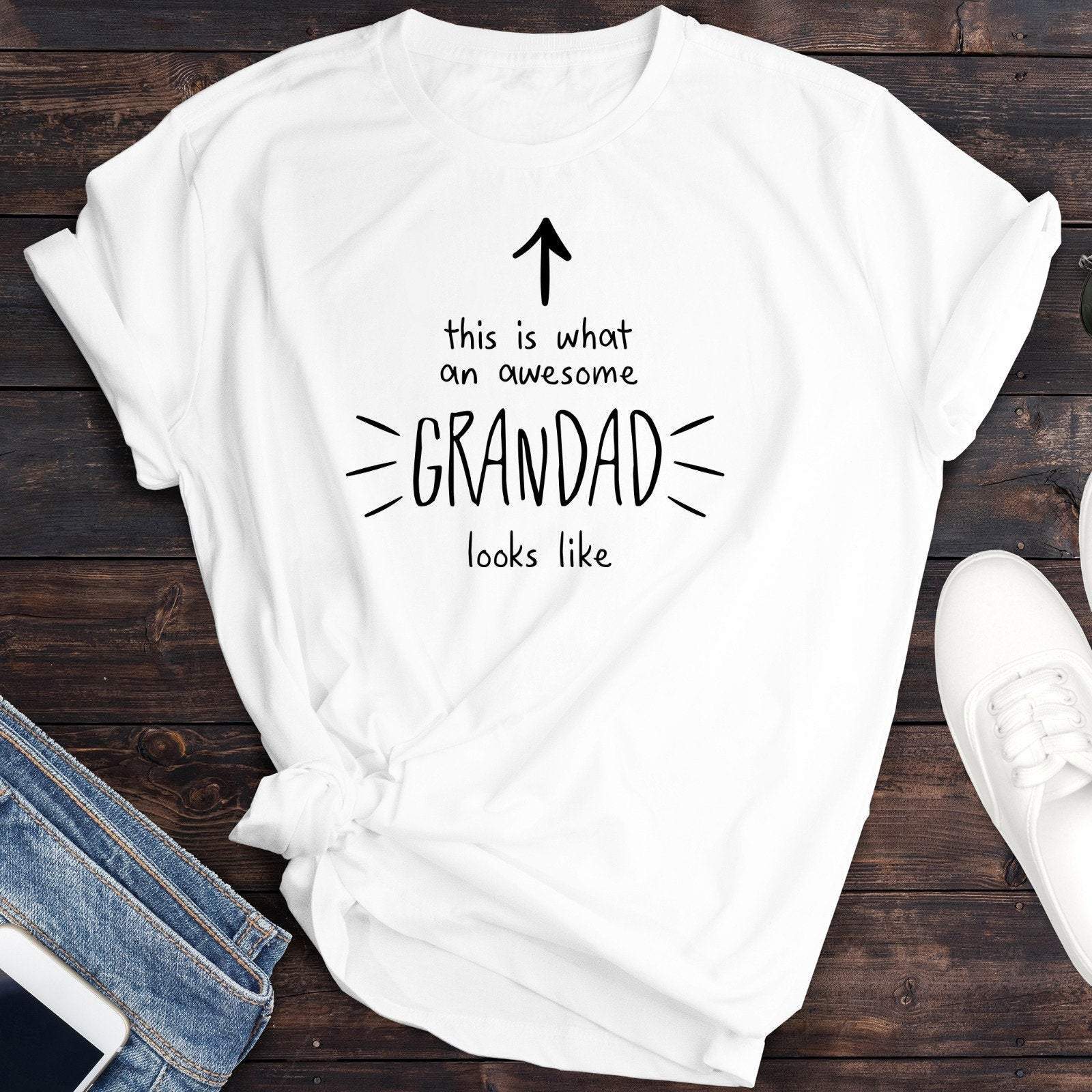 This Is What An Awesome Grandad Looks Like T-Shirt, Gift For Grandpa, Grandpa Gift