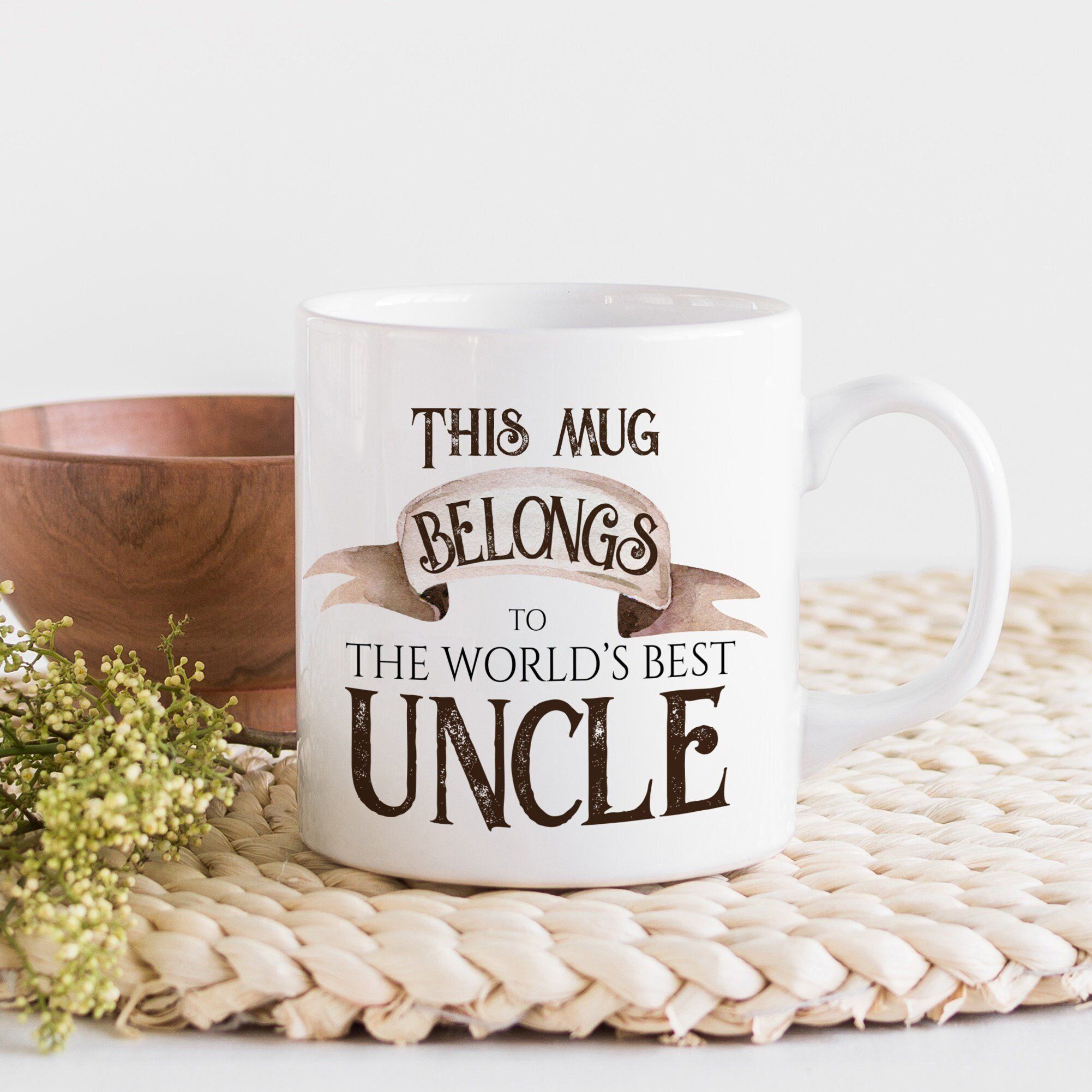 This mug belongs to the world's best uncle, Father's Day gift, Christmas gift for uncle, Uncle present, Best uncle Ever