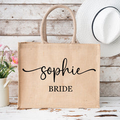 Tote Bag for the Bride Mother of The Bride Bridesmaid Maid of Honour, Wedding Gift
