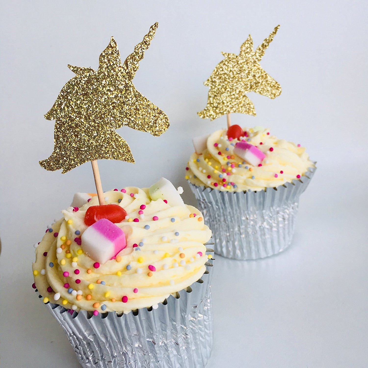 Unicorn Cupcake Topper, Party Decoration