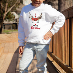 Unicorn Reindeer Merry Christmas jumper, Unisex Kids & Adult sizes, Rudolph Christmas jumpers