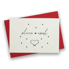 Valentines Card, Personalised Valentines card for husband, wife, boyfriend, girlfriend