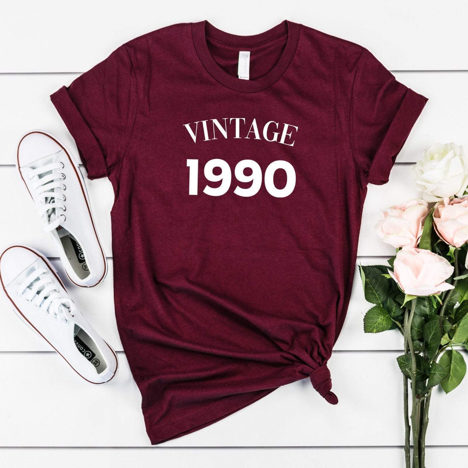Vintage t shirt Birthday t shirt him or her Suitable all years
