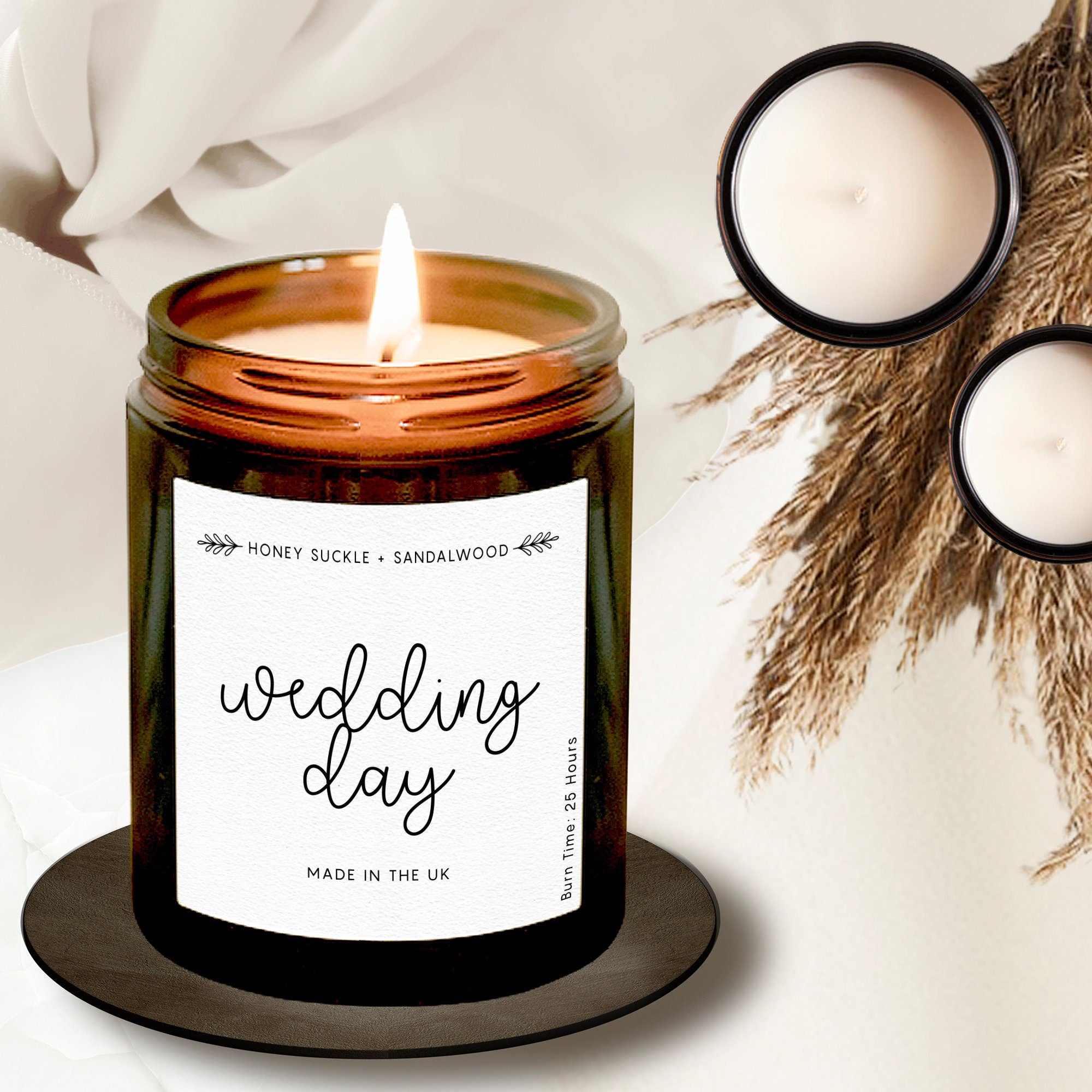 Wedding Day Candle, Wedding Gift, Mr Mrs Gift, We Are Married, Scented Candle