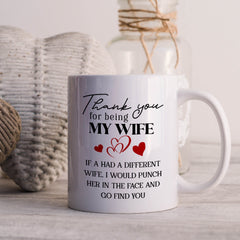 Wife Mug, Christmas Gift For Wife, 1St Valentine'S Day Birthday Present, Funny Gift For Wife