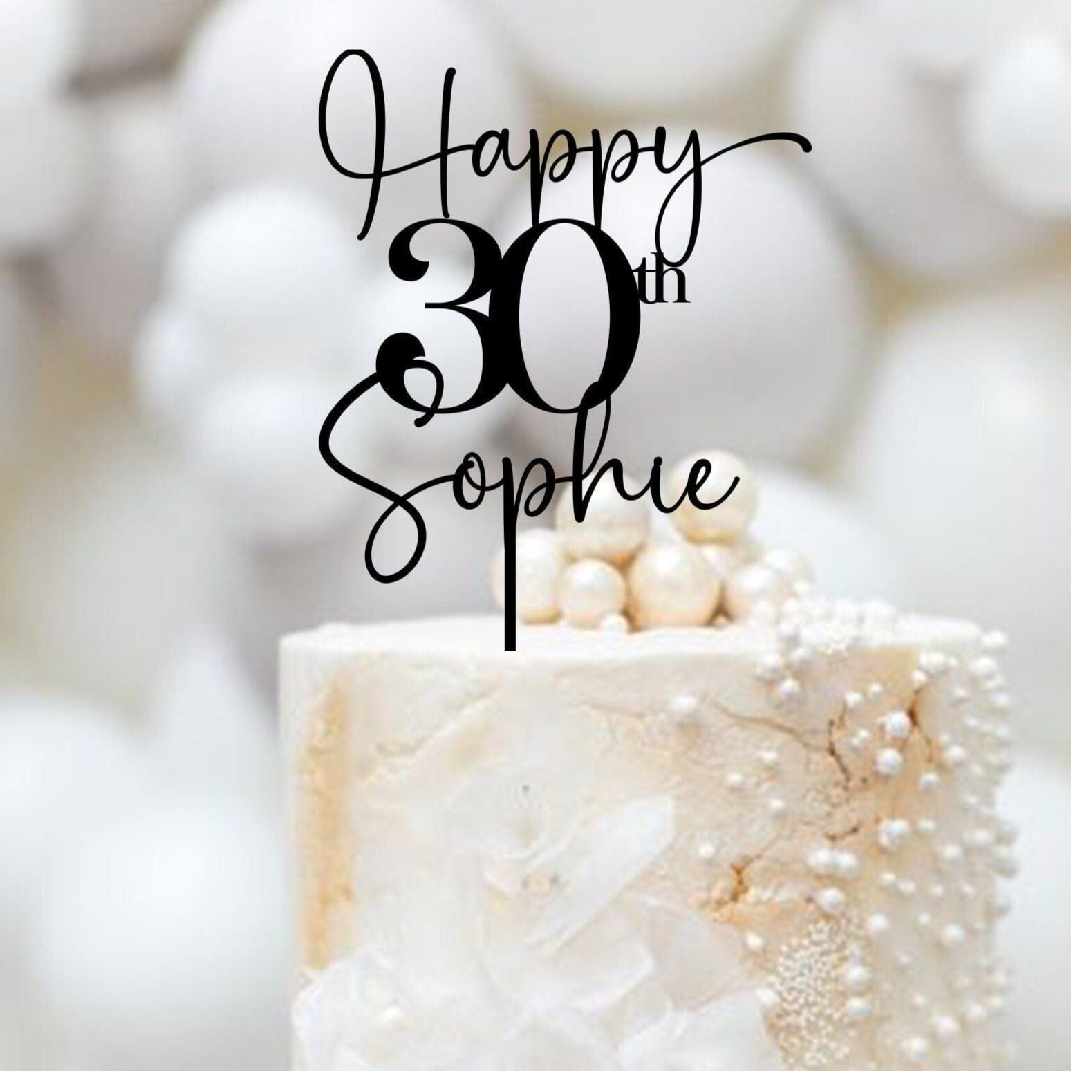 Hello 30 Cake Toppers: Make Your Birthday Shine