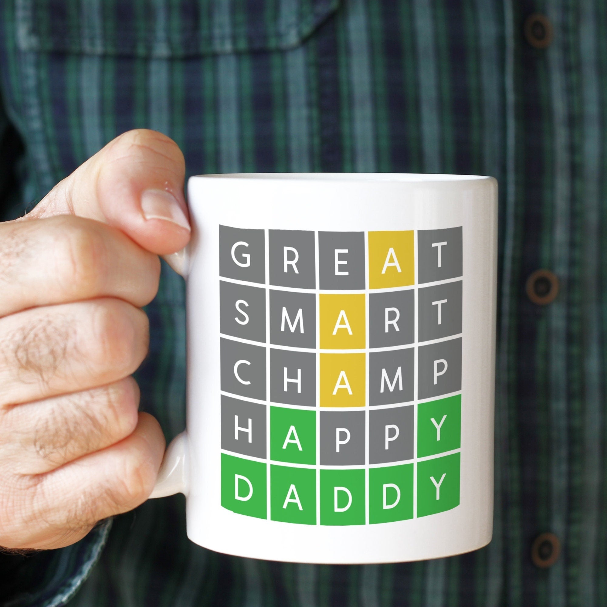 Wordle Mug For Dad, Gift For Daddy, Father's Day Gift, New Dad