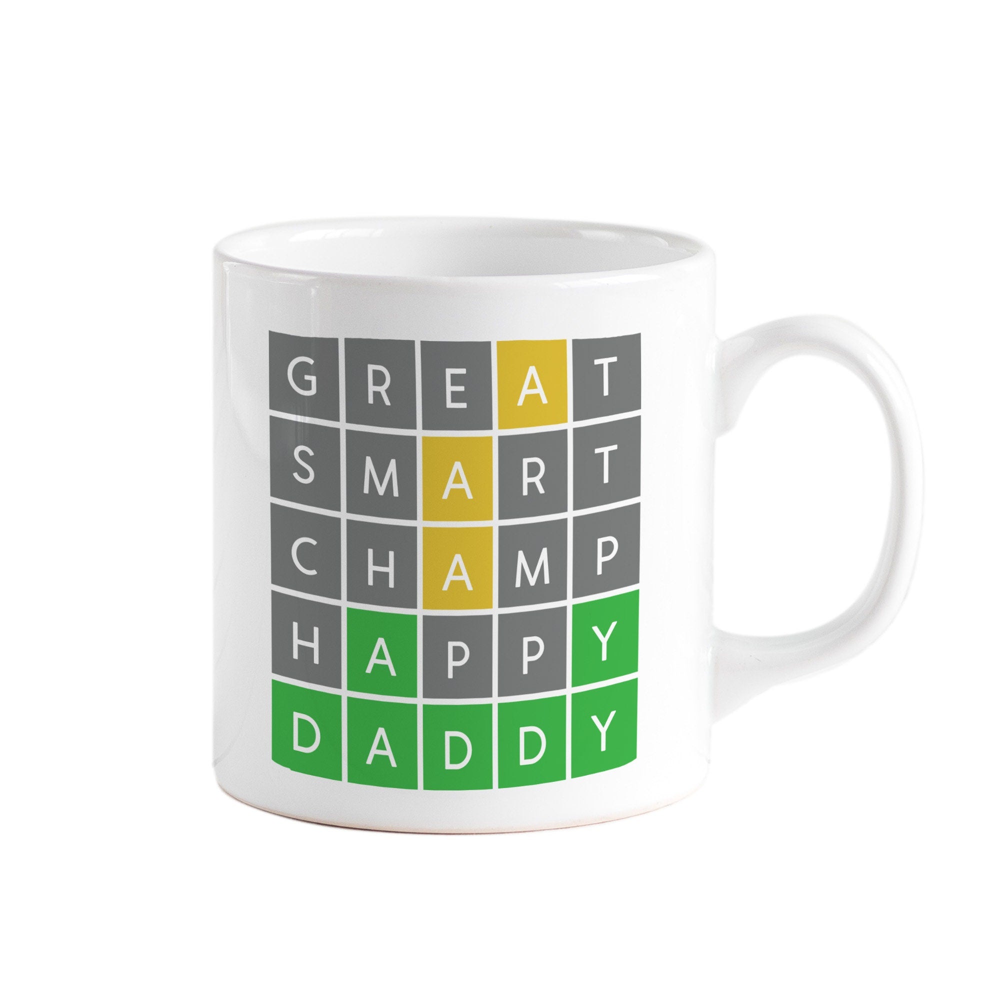 Wordle Mug For Dad, Gift For Daddy, Father's Day Gift, New Dad