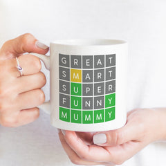 Wordle Mug For Mum, Gift For Mummy, Mother's Day Gift, New Mum Gift