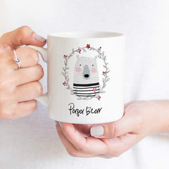 Xmas Papa bear mug, Christmas gift fo dad, New fathers gift, Cute daddy gift