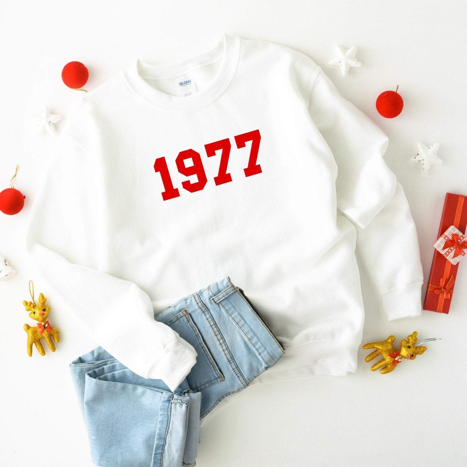 Year Birth jumper Personalised Year top Birthday jumper Any Year Printed
